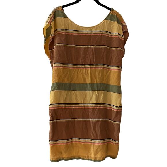 Twelfth Street by Cynthia Vincent multicolored striped tunic top size small - Picture 1 of 5